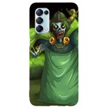 Husa compatibila cu Oppo Reno 4 Lite model The lich adventure time, Silicon, TPU, Viceversa, Transparent, Carcasa