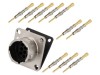 Conector circular RT360 soclu tată crimpat PIN 10 7,5A IP67
