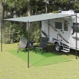 vidaXL Covor pentru cort, verde deschis, 250x450 cm, HDPE