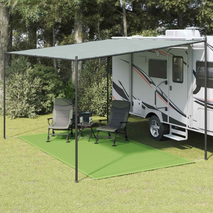 Gossi covor pentru cort, verde deschis, 250x400 cm, hdpe