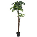vidaXL Plantă artificială Monstera cu ghiveci 170 cm Verde 245945