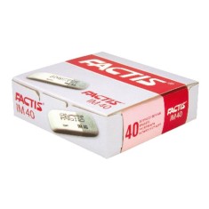 Set 48 Radiere FACTIS, Cauciuc Natural, Alb/Gri, Radiera Alba, Radiera Dreptunghiulara, Radiere, Guma de Sters, Gume de Sters, Radiera Creion, Radiere foto