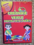 Creionase vesele pentru fete si baieti. Carte de colorat