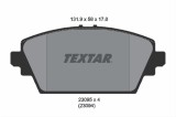 Set placute frana TEXTAR 2309501