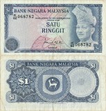 1976 , 1 ringgit ( P-13a ) - Malaezia