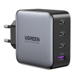INCARCATOR retea Ugreen, Nexode &quot;X565&quot; Quick Charge 100W GaN, 3 x USB Type-C, 1 x USB, gri &quot;35043&quot; (timbru verde 0.18 lei) - 6941876230433