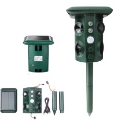 Aparat Anti-Cartite BIRAI BR02, 5 Moduri, Acoperire 360&deg;, Raza pana la 700㎡, Baterie 200mAh, Incarcare Solara, Vibratii, Impermeabil IP65, Ultrasunete
