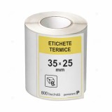 Etichete termice autoadezive, 35x25 mm, 800 bucati/rola