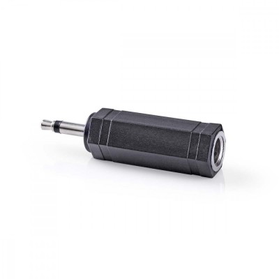 Adaptor JACK 3.5 mm mono tata la 6.35 mm mono mama Nedis 1buc foto