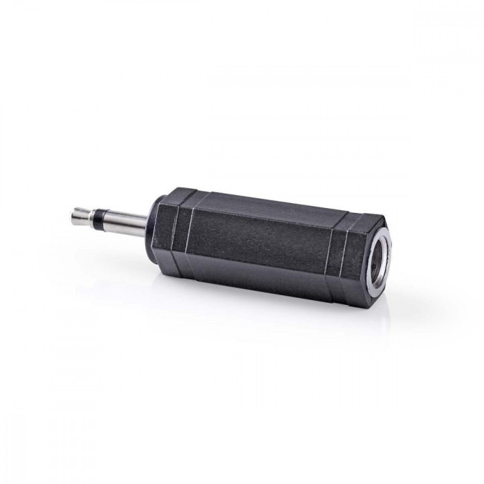 Adaptor JACK 3.5 mm mono tata la 6.35 mm mono mama Nedis 1buc