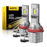 Set 2 becuri LED HB3 (9005) Auxito&reg;, Canbus (95%) lumina alb-rece, 4000 lumeni, faruri ceata