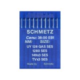 Set 10 ace de cusut cu butuc normal pentru masini de cusut industriale uberdeck, Schmetz, varf SES