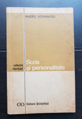 Scris și personalitate - Andrei Athanasiu foto
