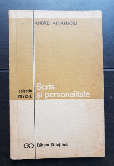 Scris și personalitate - Andrei Athanasiu