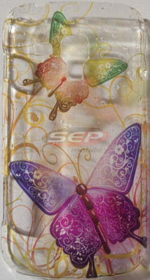 Toc plastic rigid Butterfly Sony Xperia M foto