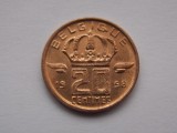 20 CENTIMES 1958 BELGIA-BELGIQUE, Europa