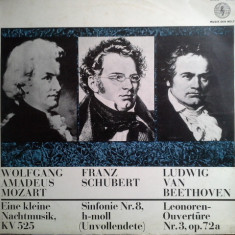 VINIL Wolfgang Amadeus Mozart Ludwig van Beethoven-Sinfonie Nr. 8 ‎ (VG)