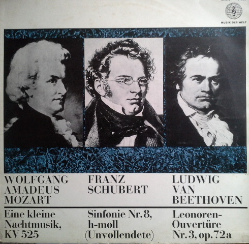 VINIL Wolfgang Amadeus Mozart Ludwig van Beethoven-Sinfonie Nr. 8 &lrm; (VG)