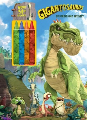 Gigantosaurus: Coloring and Activity Book with Crayons foto