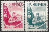 B0165 - Albania 1960 - Graniceri 2v.stampilate,serie completa