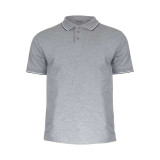 Tricou Bumbac Polo Subtire / Gri - Xl