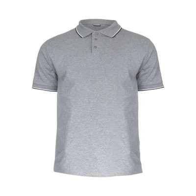 Tricou Bumbac Polo Subtire / Gri - 2Xl foto