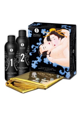 Masaj Nuru alunecos - Shunga Corp la Corp Set de Masaj - Fructe exotice foto