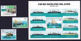 DB1 Ins. Cocos Keeling 1984 Vapoare Posta 3 v. + SS MNH
