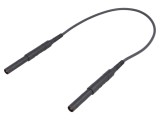 Cablu de măsurare 6kV 16A 0,5m negru HSPL AWG16