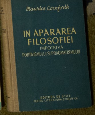 Maurice Cornforth - In apararea filosofiei foto