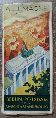 Harta interbelica Berlin, Potsdam et la Marche de Brandebourg foto
