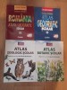 Atlas botanic scolar, zoologic, geografic Romania si generala, 4 volume