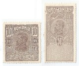 *lot 1105 cu 2 timbre fiscale generale, 1922, NG