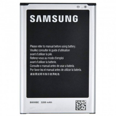 Acumulator Samsung (B800BE) N9005 Galaxy Note 3, 2800mAh, Original Bulk foto