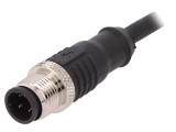 Mufă M12 4PIN Ethernet IP67 250V 4A Drept 1m