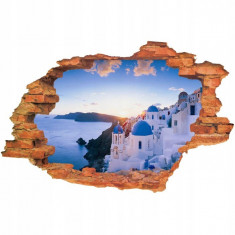 Sticker &amp;quot;Wall Crack&amp;quot; Santorini 10 - 120 x 80 cm foto