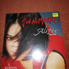 Alizee J’en Ai Marre Remixes Polydor France 2003 Maxi single 12” Red vinil nou