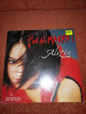 Alizee J&amp;rsquo;en Ai Marre Remixes Polydor France 2003 Maxi single 12&amp;rdquo; Red vinil nou foto