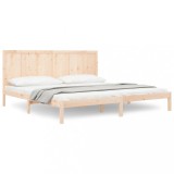 Cumpara ieftin Cadru de pat fara saltea, 200x200 cm, lemn masiv pin