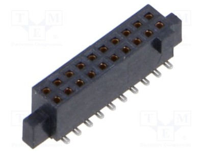 Conector PCB-PCB mamă 20 PIN 1,27mm SFM argintat SAMTEC foto