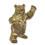 Urs grizly-statueta steampunk din rasini SP-62