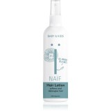 Naif Baby &amp; Kids Hair Lotion balsam hrănitor fără clătire pentru par usor de pieptanat 150 ml