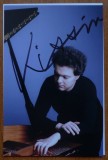 Autograf al celebrului pianist evreu de origine rusa, Evgeny Igorevitch Kissin, pe fotografie