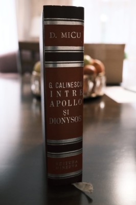 G. Calinescu ~ Intre Apollo Si Dionysos - D. Micu/Editie cartonata foto
