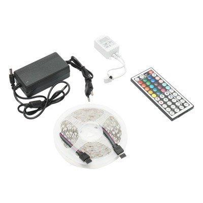 Banda LED 5050 14.4W/m RGB, 12-220V rola 5m, 60 LED/m IP20 Breckner Germany foto