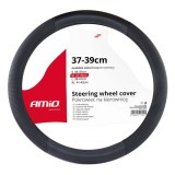 Husa volan auto AMiO SWC-23-M marime M 37-39 cm, acoperire pentru volan, montaj rapid, interior antiderapant, materiale de inalta calitate fara miros