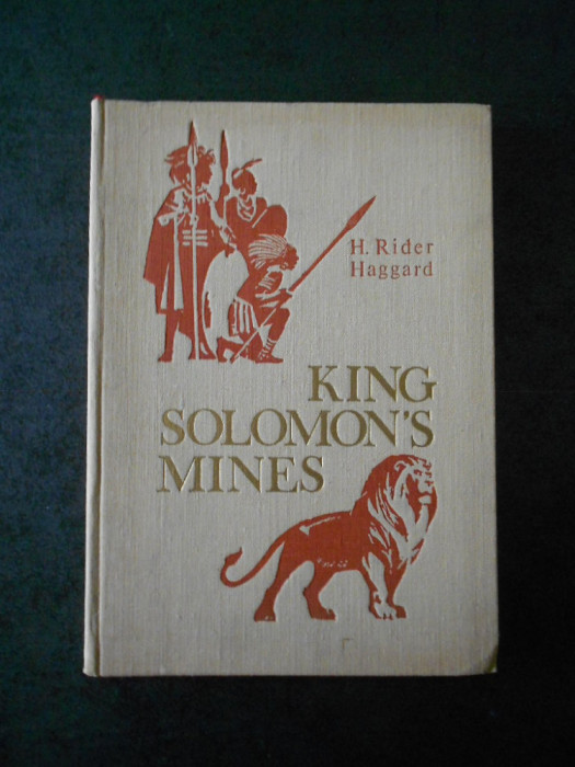 H. RIDER HAGGARD - KING SOLOMON`S MINES (ed. cartonata, 1972)