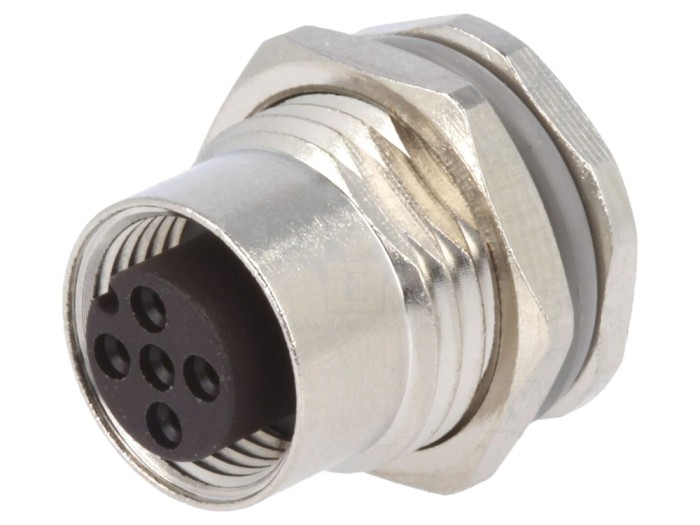 Conector M12 mamă IP67, 4 pini