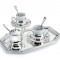 Set pentru cafea din argint EXTRA &amp;#8211; LUSSO Chinelli COD: 594