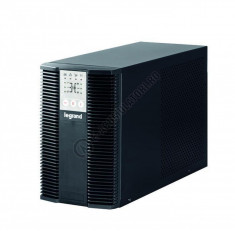 UPS Legrand KEOR LP 1000, 1000VA/ 900W, 3x IEC C13, baterie 2x 12V 7.2Ah, 230V, port USB si RS232, tip online dubla conversie, forma Tower, dimensiuni foto